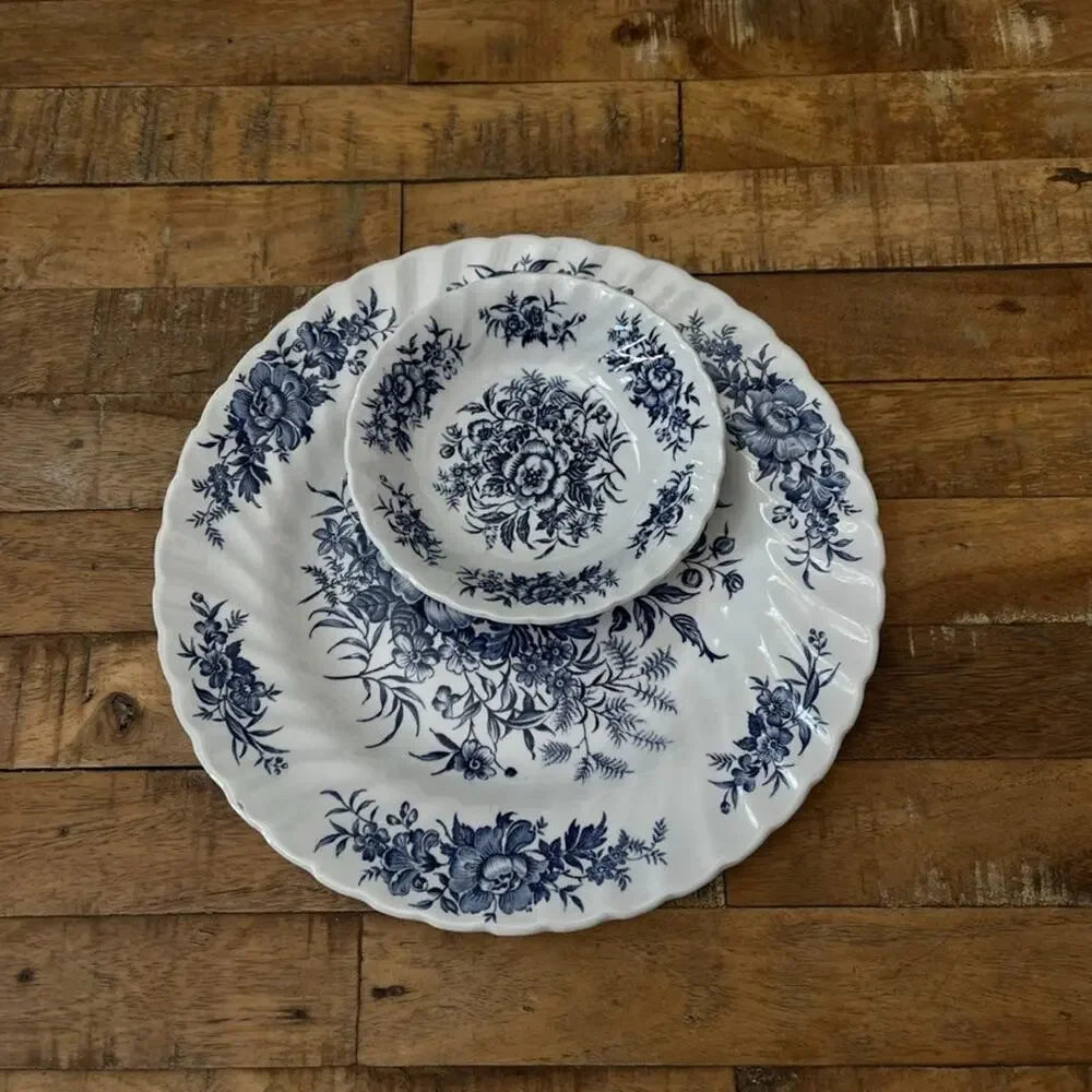 VTG Beacon Hill by British Anchor Ironstone Plate Set of 2 Plate 10